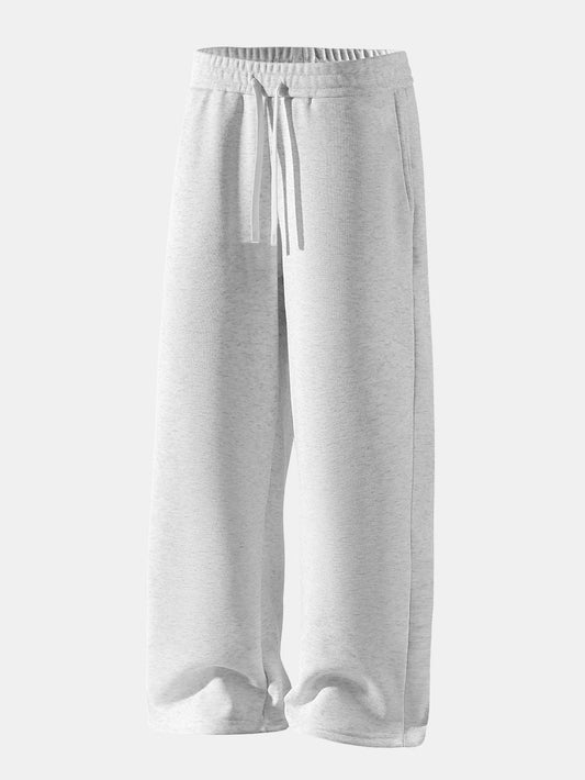 Calça de moletom de perna reta