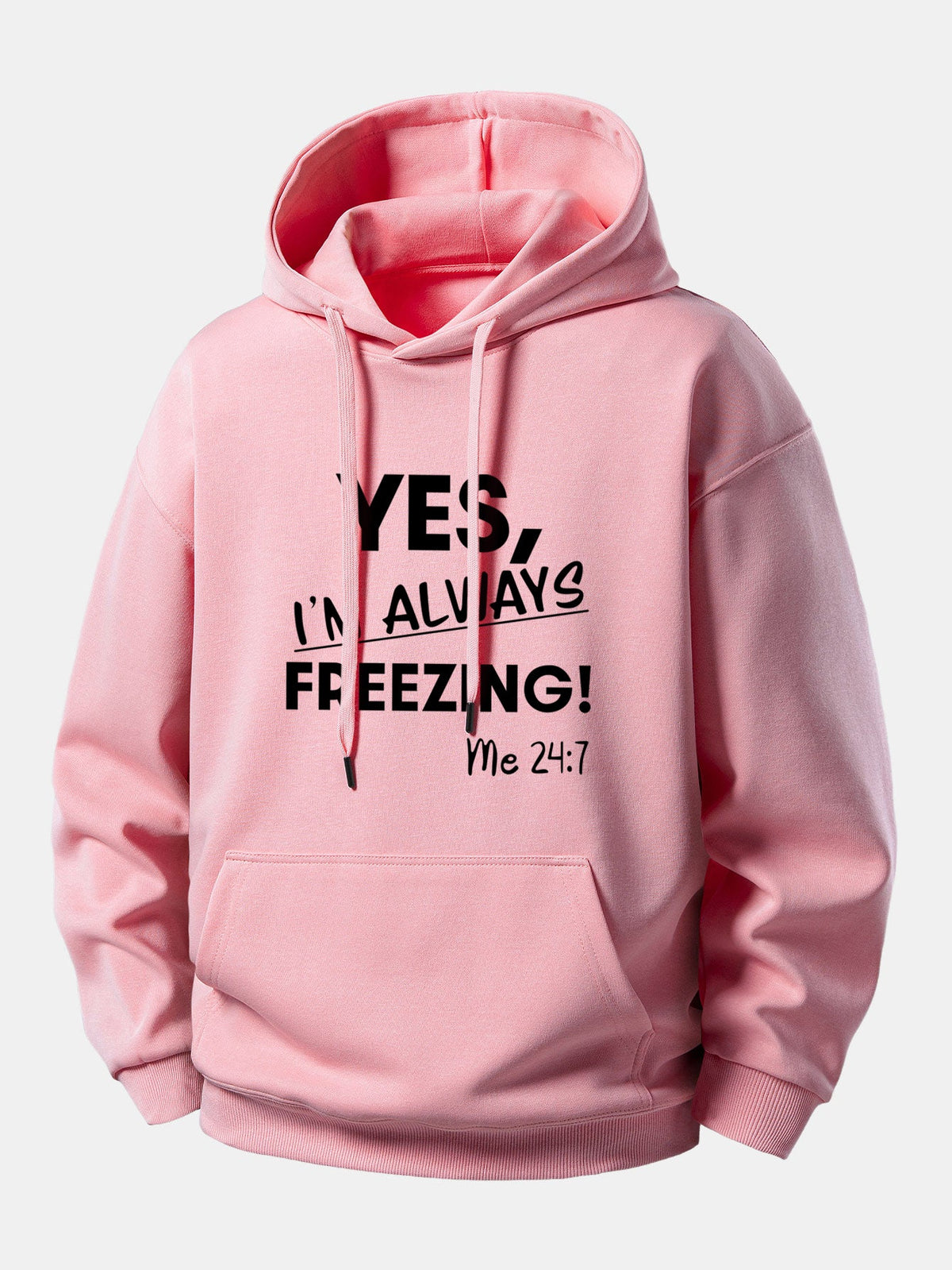 "Yes, I'm Always Freezing" Relaxed Hoodie