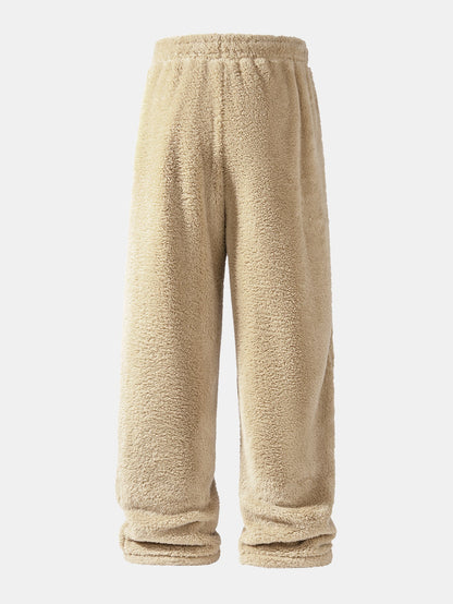 Teddy Fleece Straight Trousers (3-Pack)