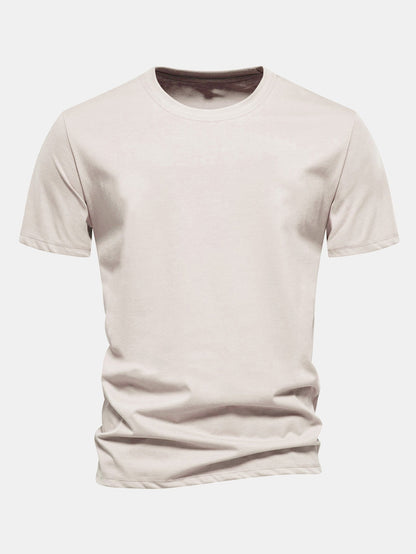 Telescope Skeleton Back Print Cotton T-Shirt