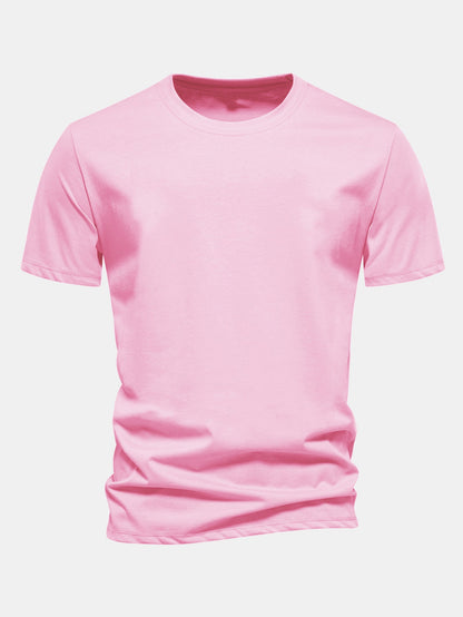 Telescope Skeleton Back Print Cotton T-Shirt