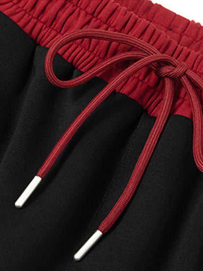 Contrast Wide Leg Sweatpants