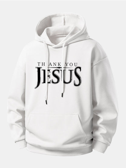 "Thank You Jesus" Relaxed Hoodie