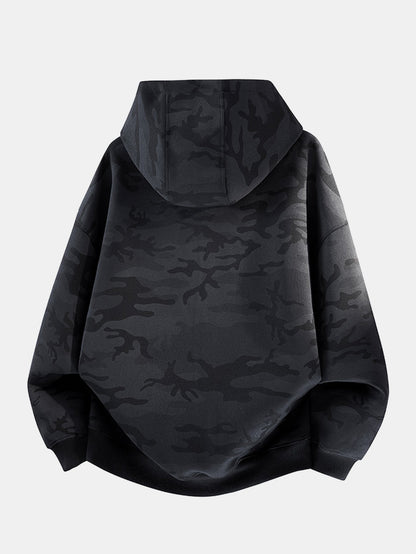 Camo Zip Hooded Jacket