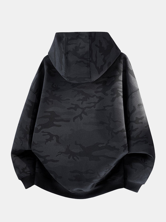 Camo Zip Hooded Jacket