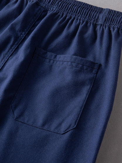 Calça de Linho com Perna Reta