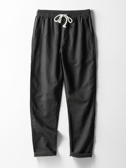 Calça de Linho com Perna Reta