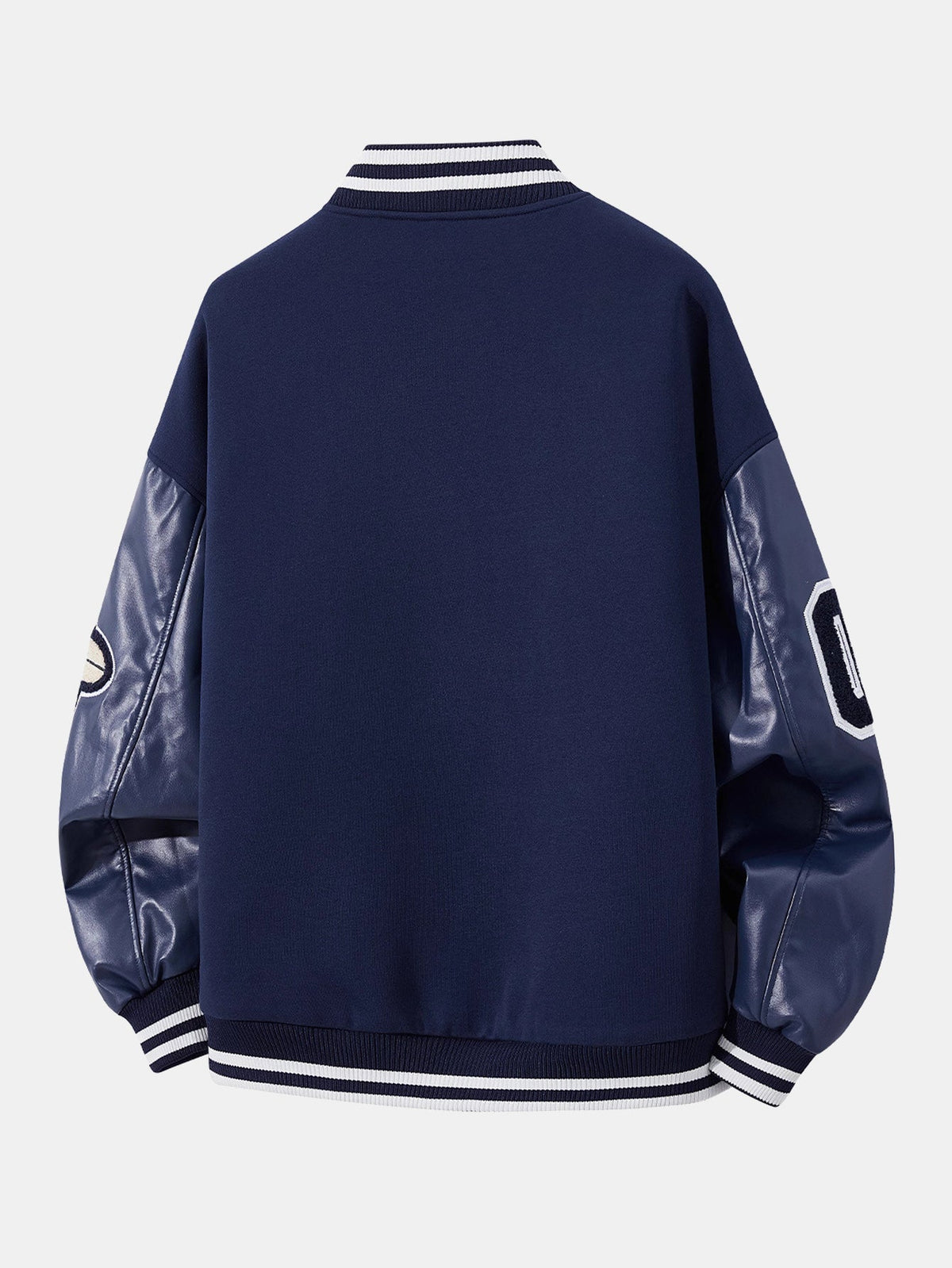 Embroidered Patch Varsity Jacket