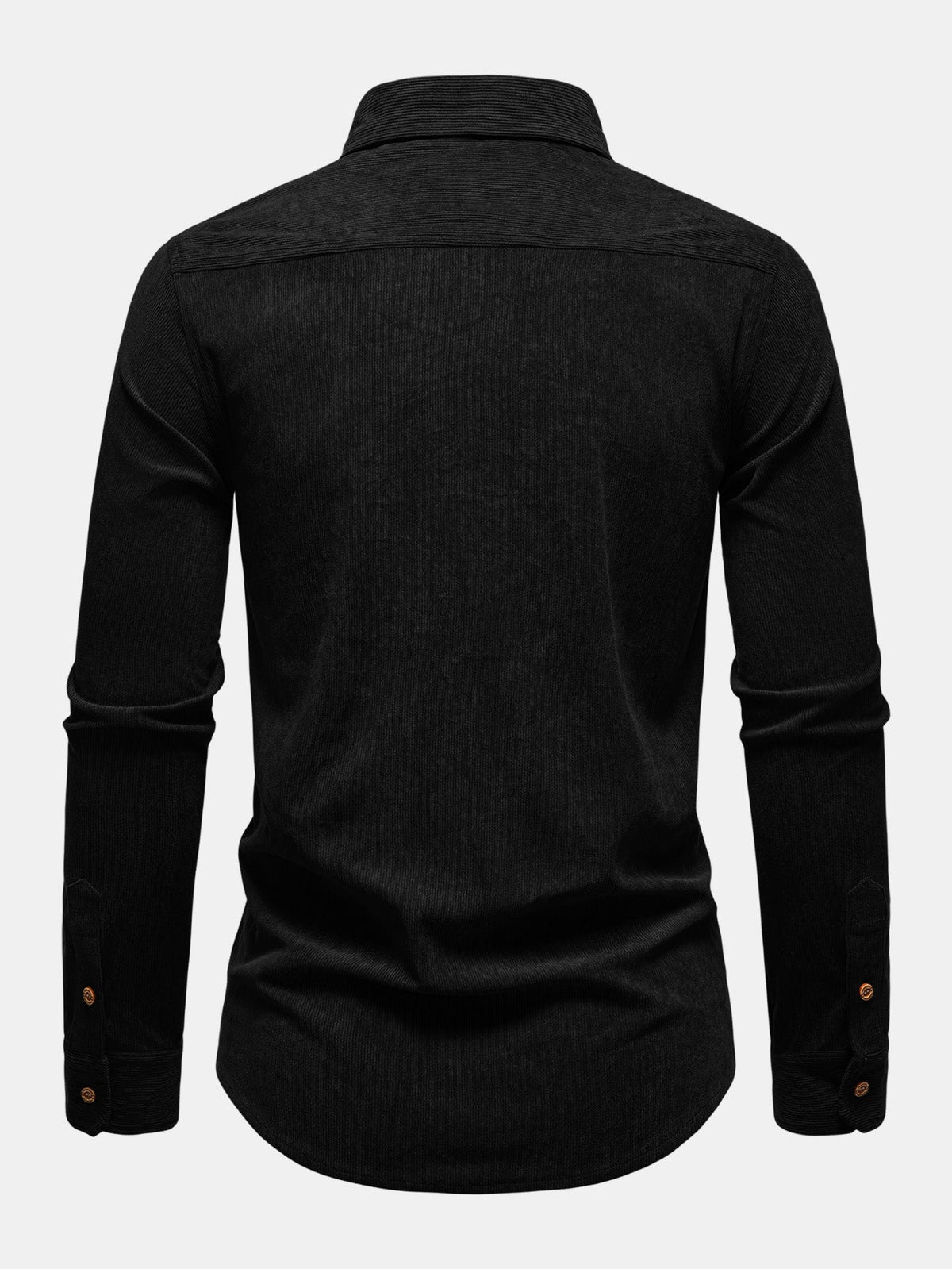 Long Sleeve Button-Up Corduroy Shirt
