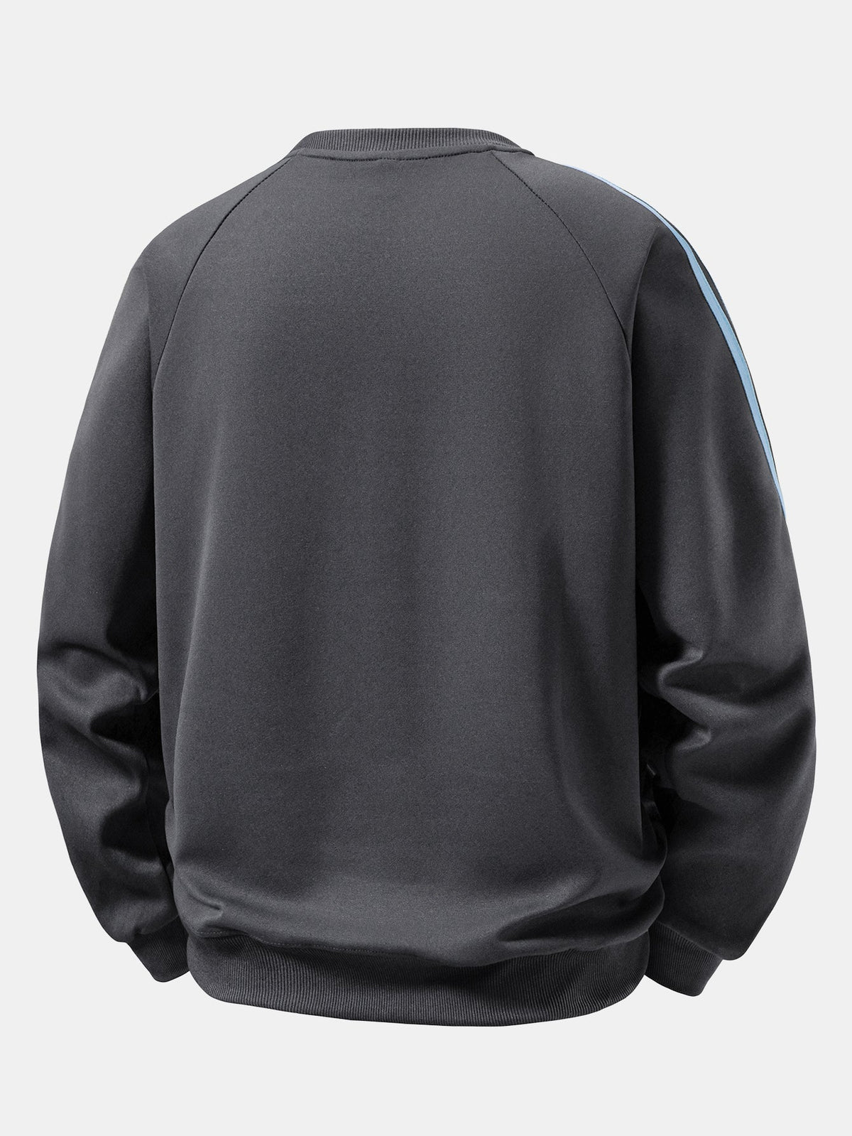 New York Print Contrast Stripe Raglan Sweatshirt