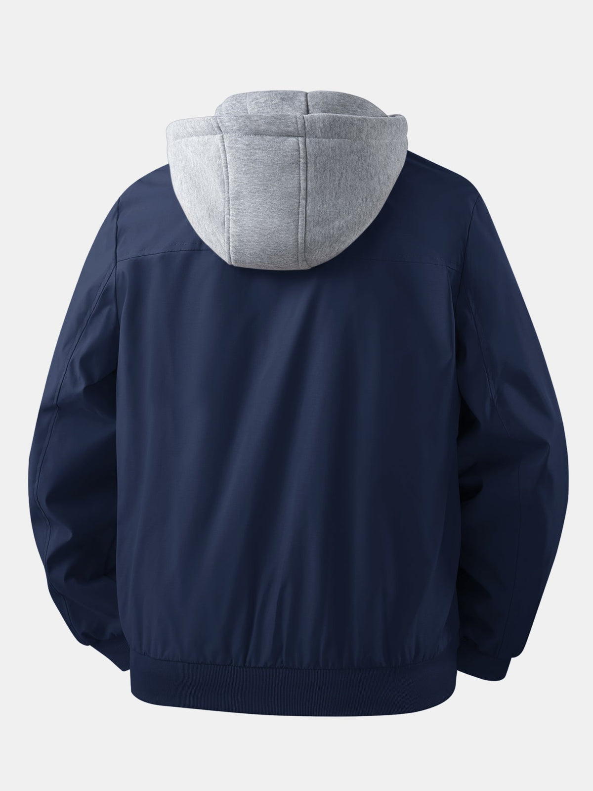 Zip Bomber Jacket with Removable Hood