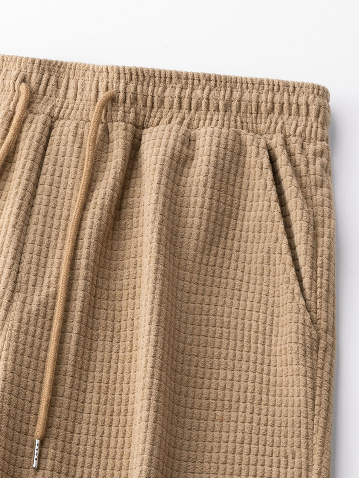 Waffle Texture Corduroy Joggers