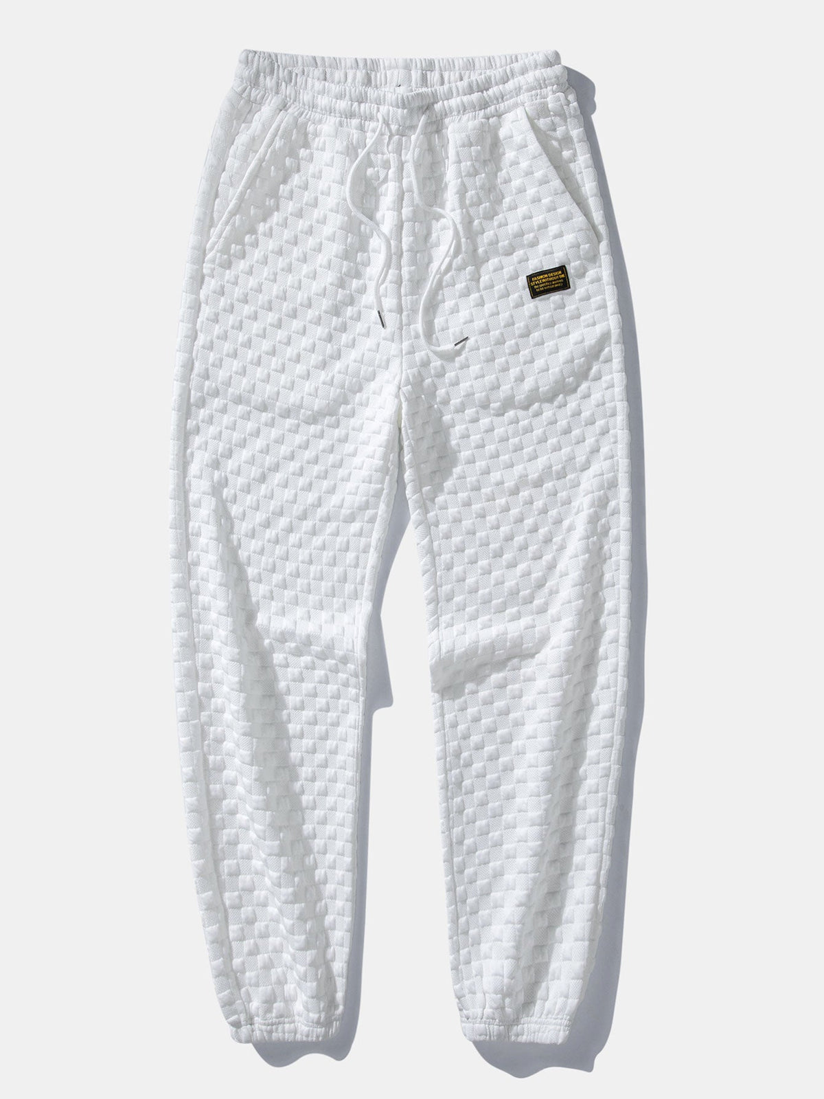 2-in-1 Check Jacquard Sweatshirt & Joggers Set