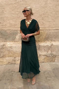 Fenwick Draped Evening Dress