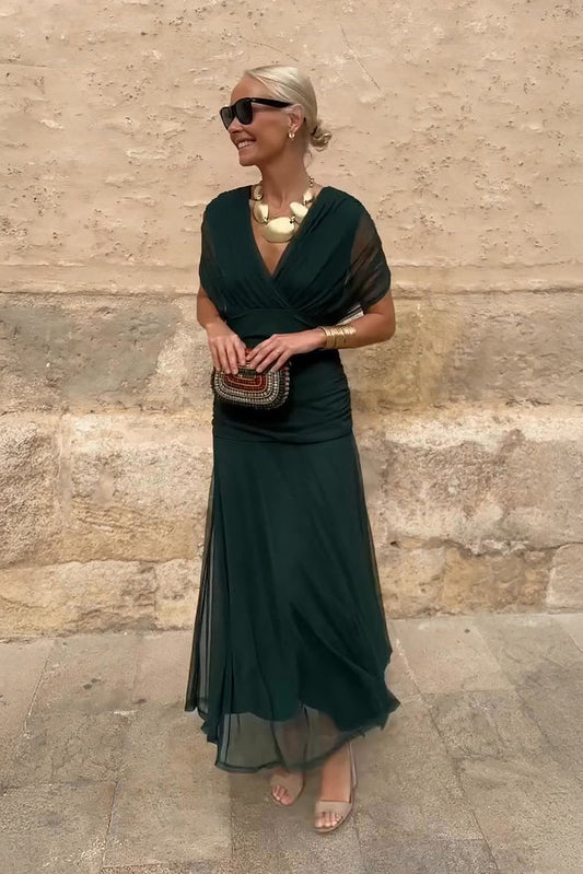 Fenwick Draped Evening Dress
