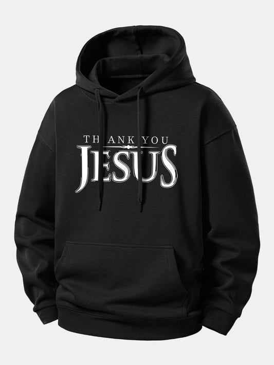 "Thank You Jesus" Relaxed Hoodie