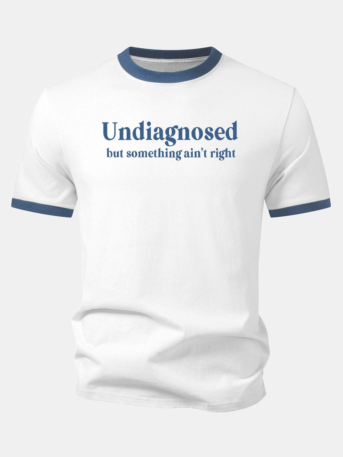 Camiseta Undiagnosed Print Contrast Ringer