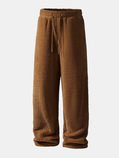 Teddy Fleece Straight Trousers (3-Pack)