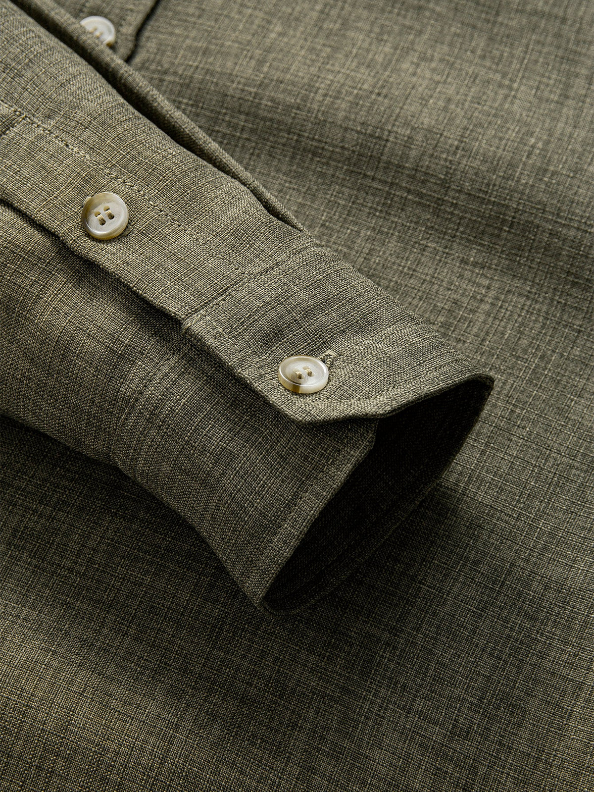 Long Sleeve Button-Up Linen Shirt