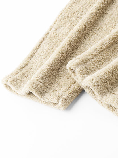 Plush Straight Leg Trousers