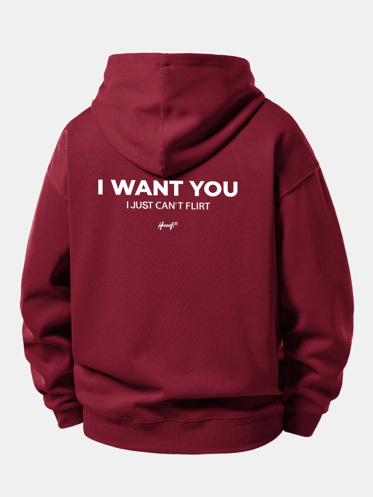 Moletom com capuz e caimento confortável com estampa “I Want You Back”