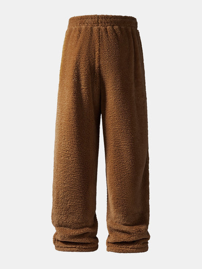 Teddy Fleece Straight Trousers (3-Pack)