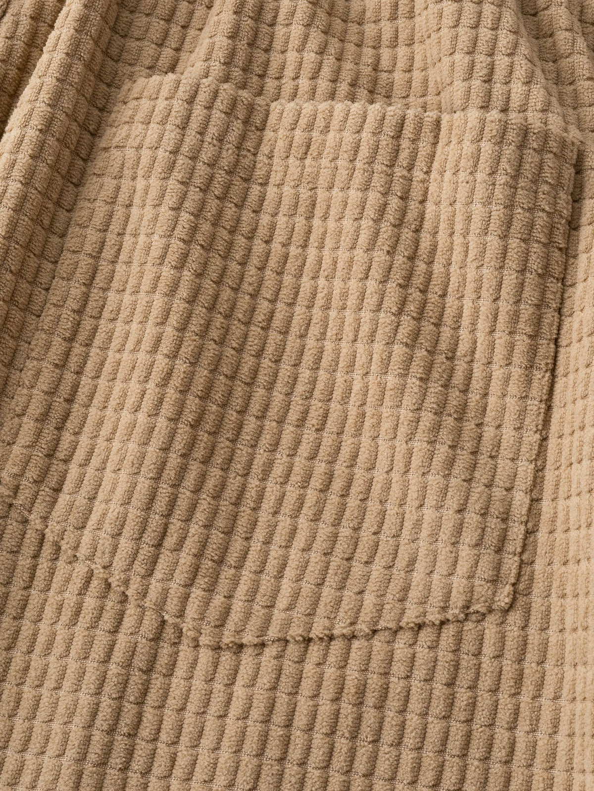 Waffle Texture Corduroy Joggers