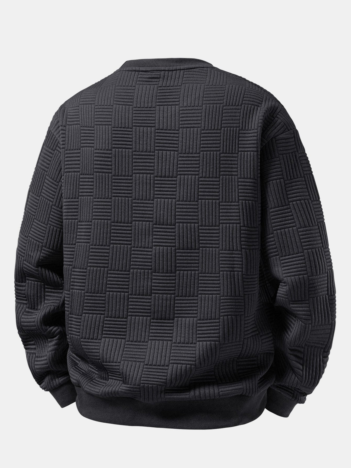 Striped Jacquard Relaxed Sweatshirt