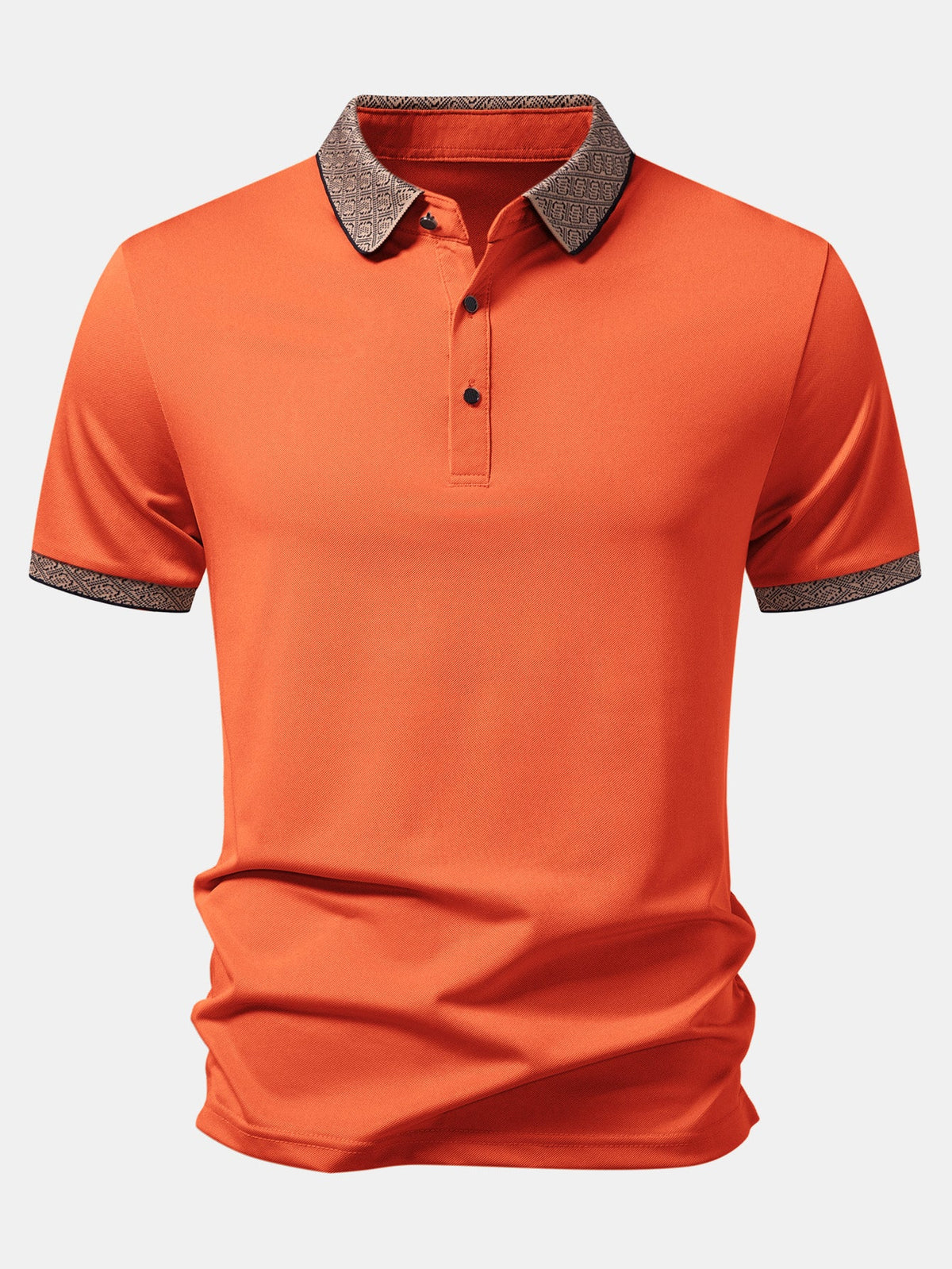 Contrast Collar Polo