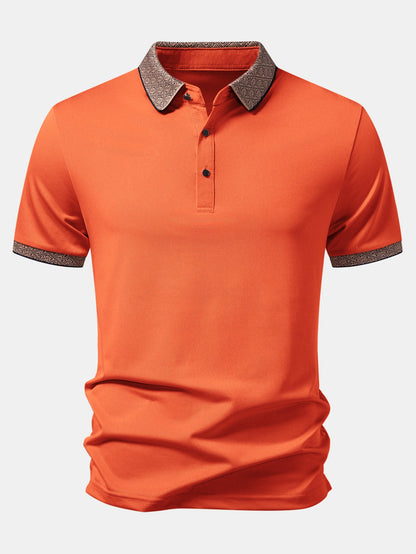 Contrast Collar Polo