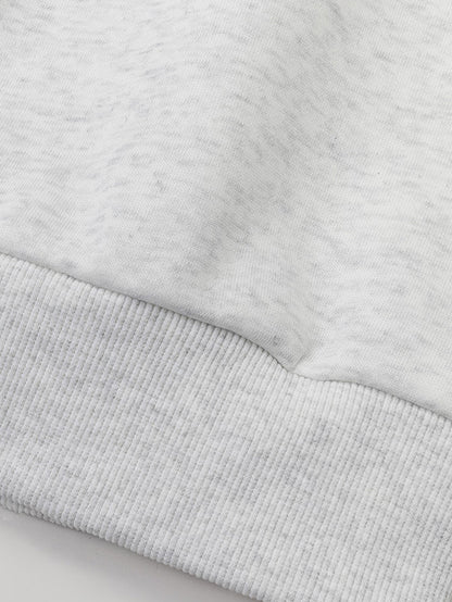 Star Print Quarter-Zip Raglan Sweatshirt