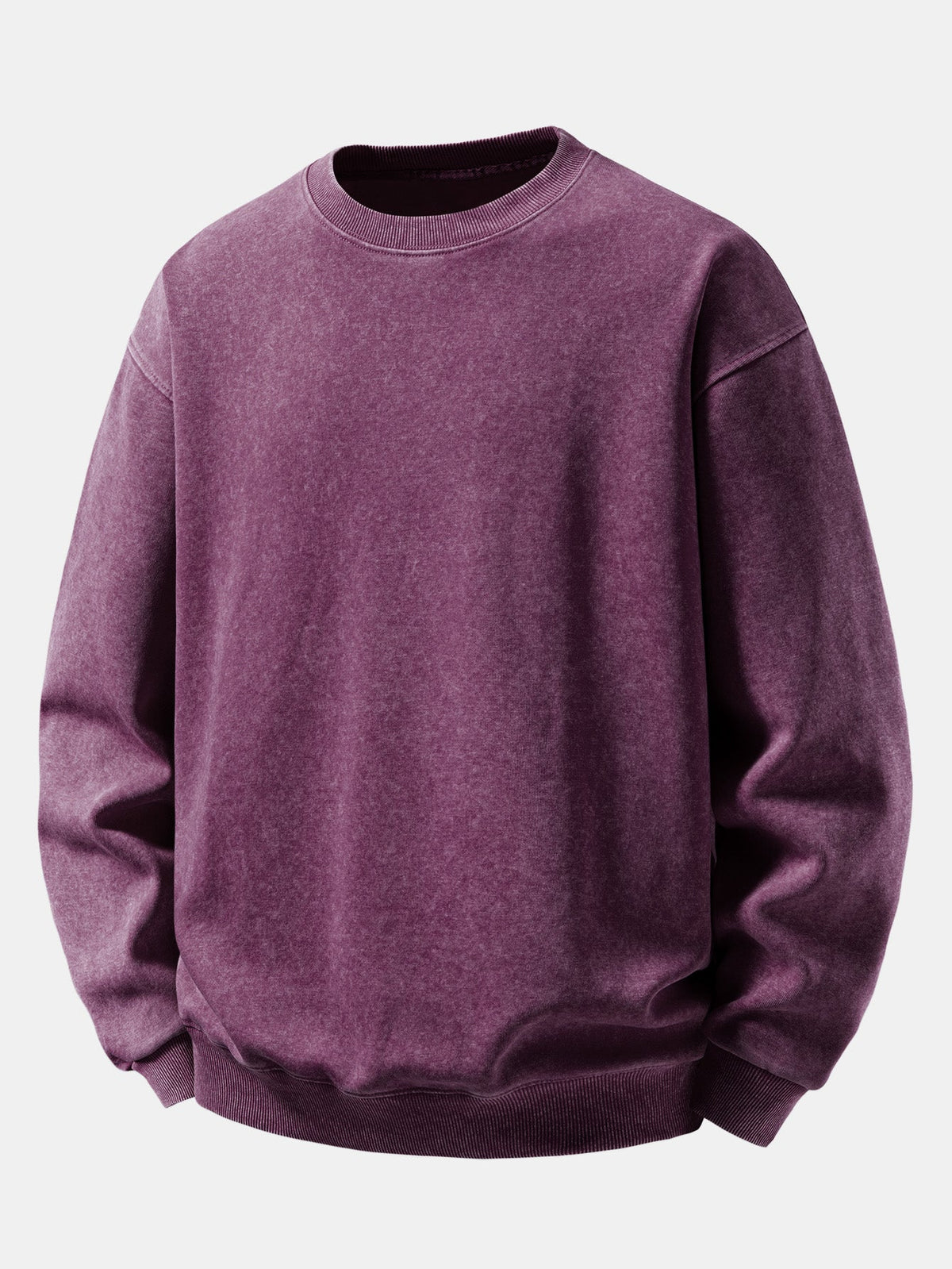 Washed Distressed Relaxed Sweatshirt