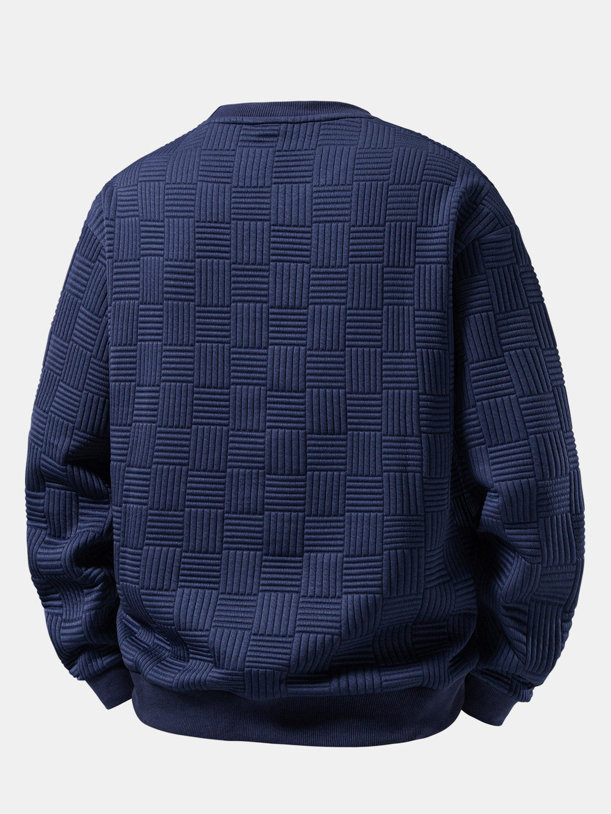 Striped Jacquard Relaxed Sweatshirt