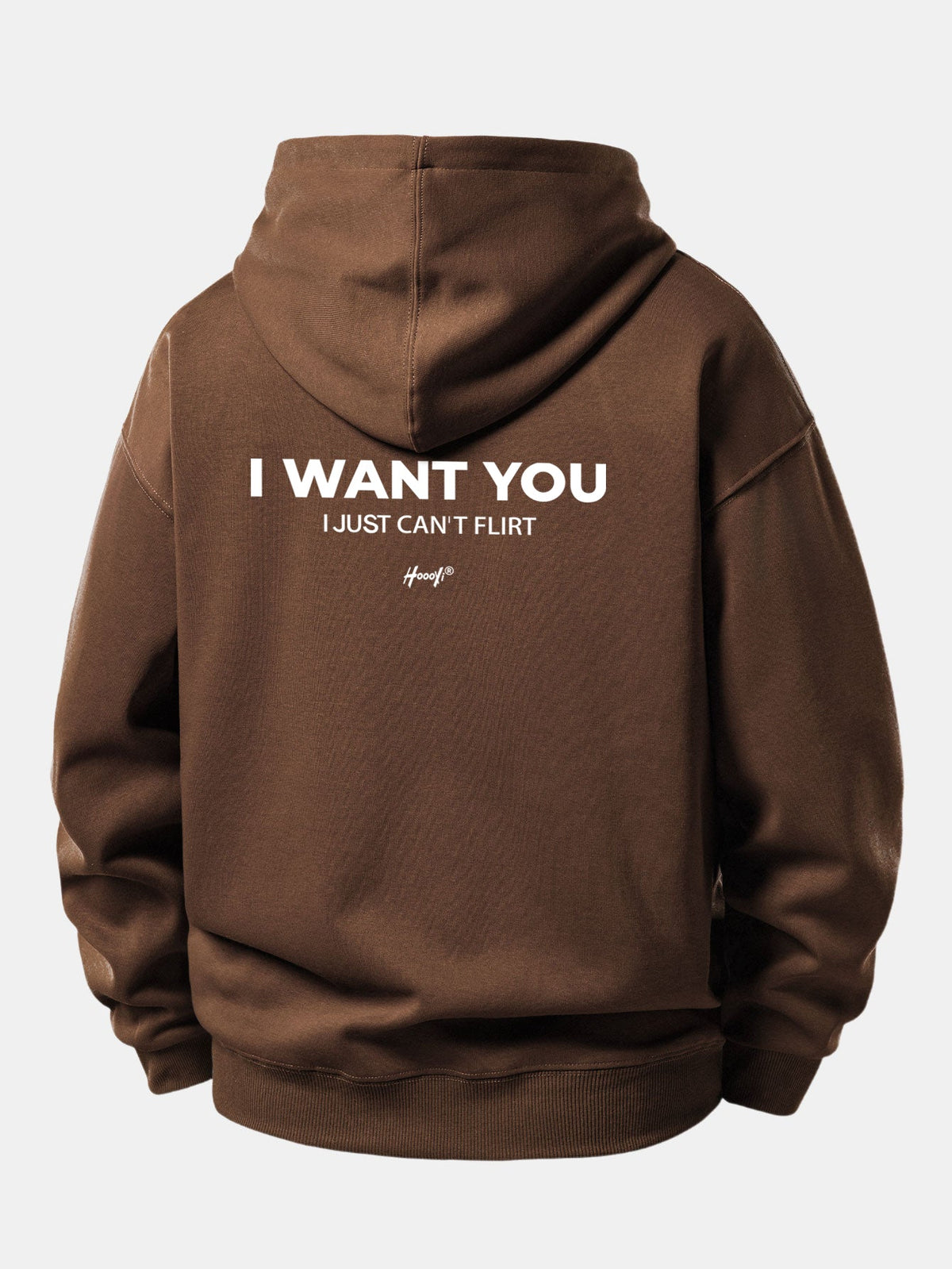 Moletom com capuz e caimento confortável com estampa “I Want You Back”
