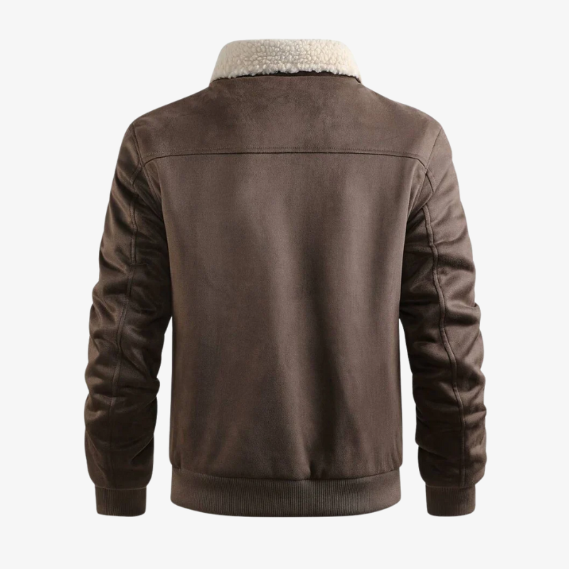 The Duxford Shearling-Collar Aviator