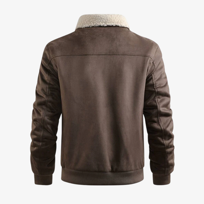 The Duxford Shearling-Collar Aviator
