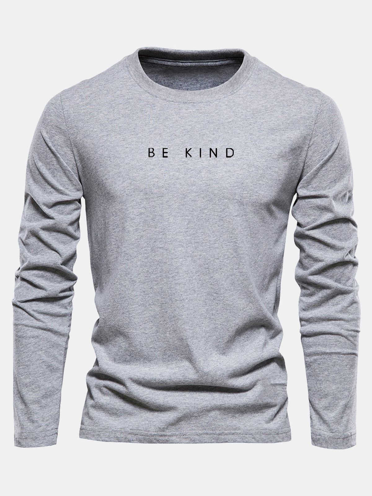 "Be Kind" Long Sleeve Cotton T-Shirt