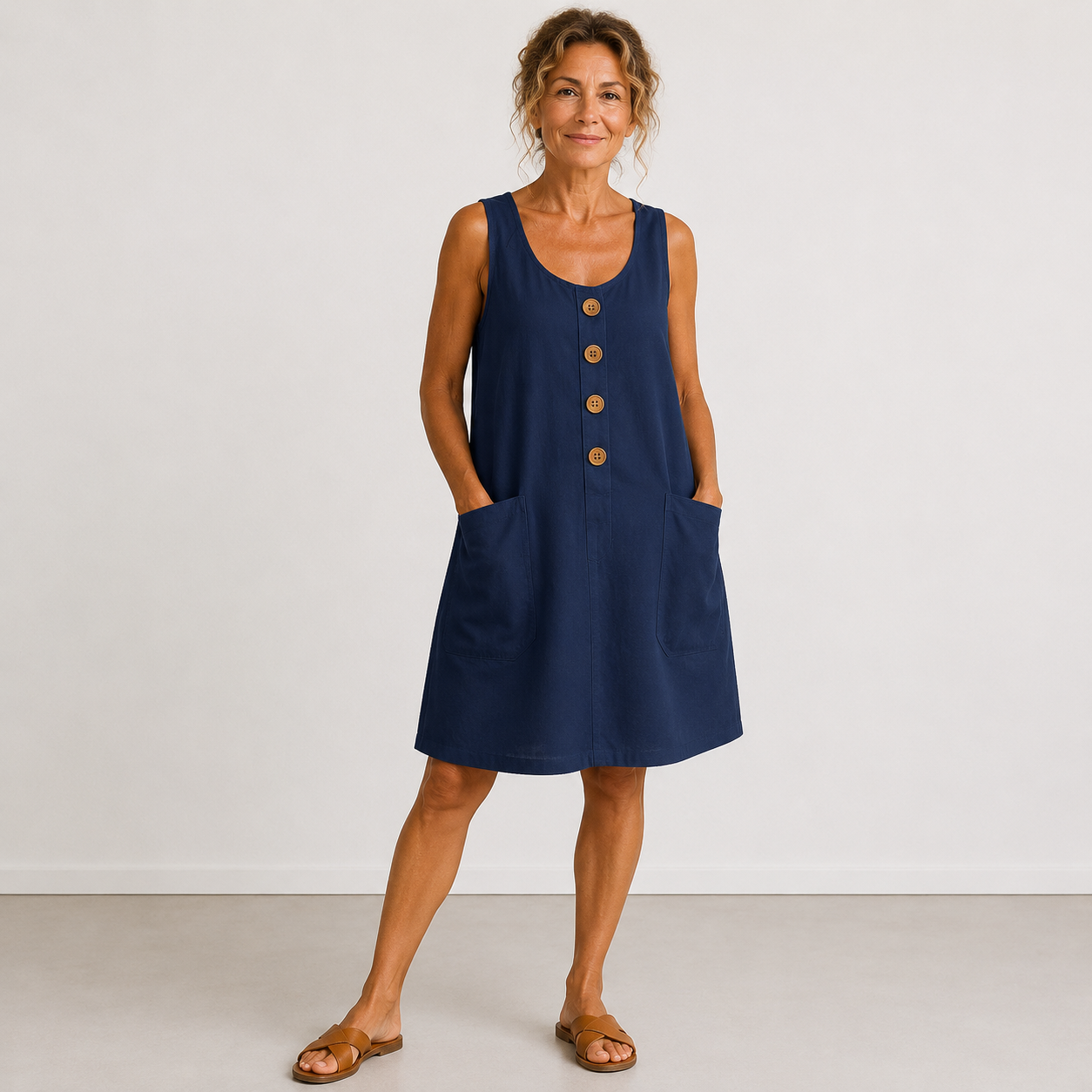 Nova Cotton Linen Dress