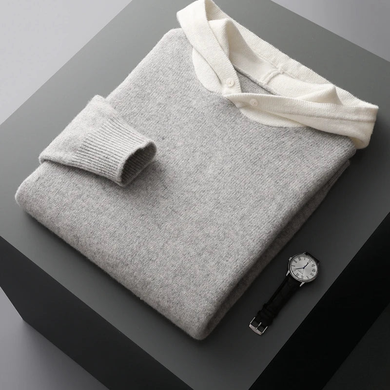 Dominic Wool Blend Hoodie