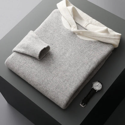 Dominic Wool Blend Hoodie