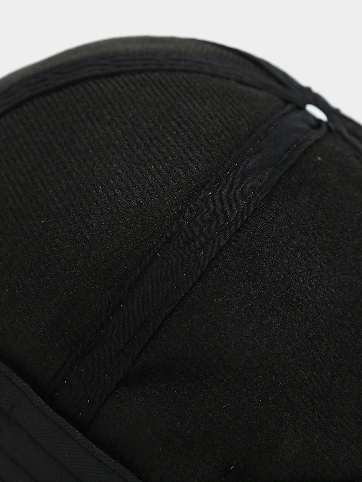 Gorro docker ajustável de veludo cotelê com etiqueta quadrada, estilo skullcap