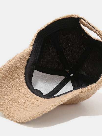 Soft Teddy Fleece Baseball Cap