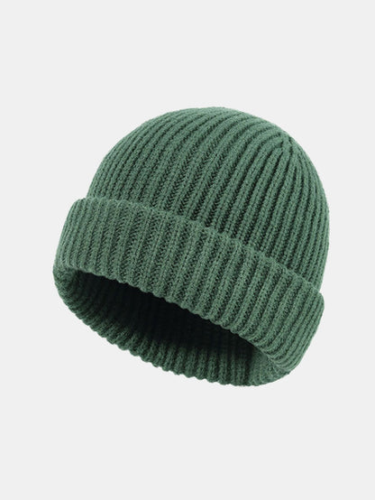 2-in-1 Convertible Ribbed Knit Balaclava Beanie