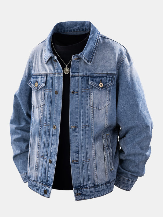Jaqueta jeans lavada