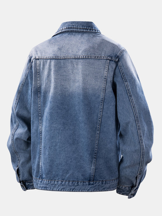 Jaqueta jeans lavada