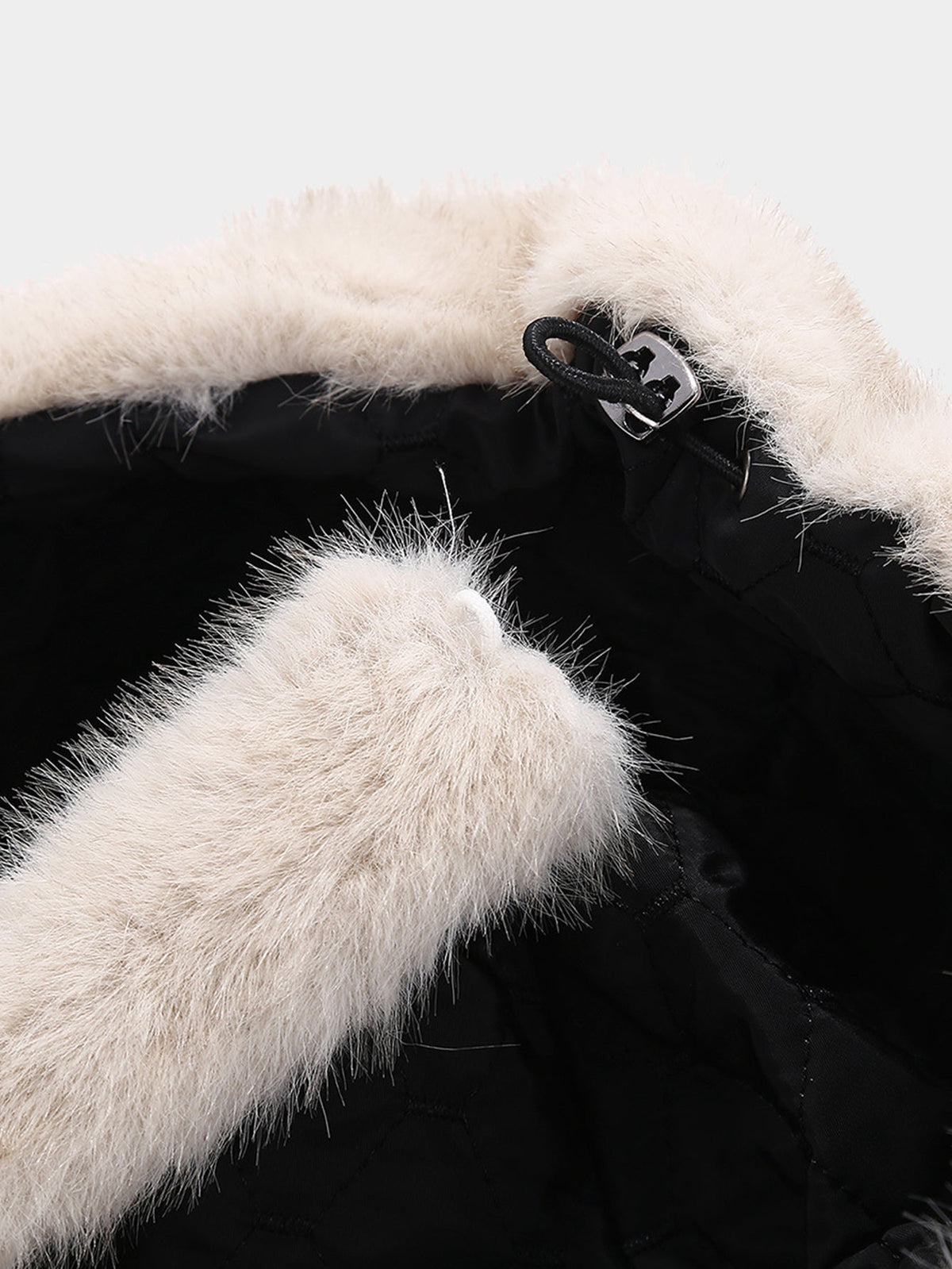 Faux Fur Cat Ear & Tail Winter Hat