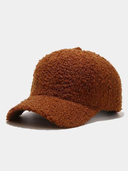 Soft Teddy Fleece Baseball Cap