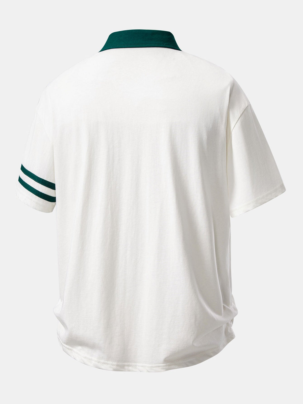 Camisa Polo com Gola Contrastante e Estampa Milano & Shorts de Algodão com Cordão de 7"