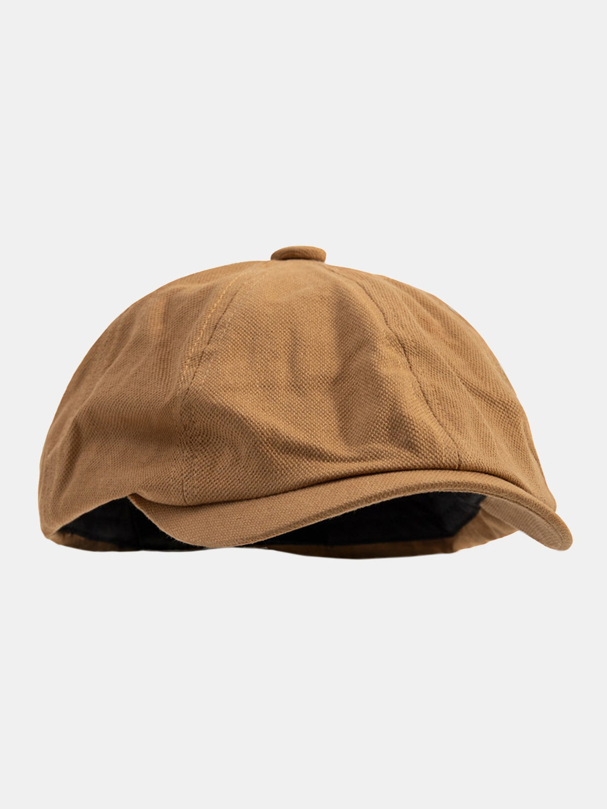 Boné newsboy vintage de coroa macia, chapéu baker boy de aba curta, boné Gatsby