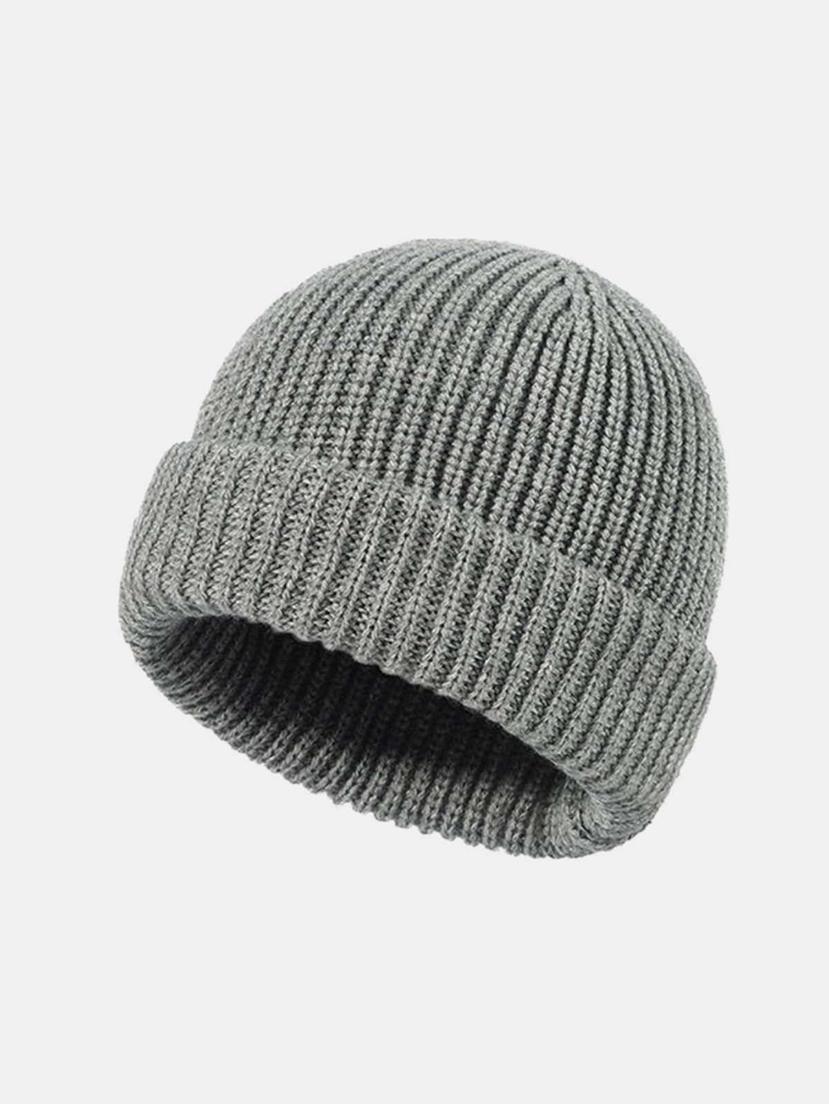 2-in-1 Convertible Ribbed Knit Balaclava Beanie